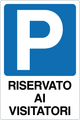 Cartello parcheggio riservato ai visitatori 904