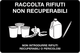 Cartello rifiuti non recuperabili - raccolta differenziata 9123