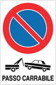 Cartello passo carrabile 946