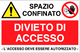 Cartello spazio confinato divieto di accesso 13611