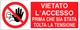 Cartello vietato l'accesso prima che sia stata tolta la tensione 145
