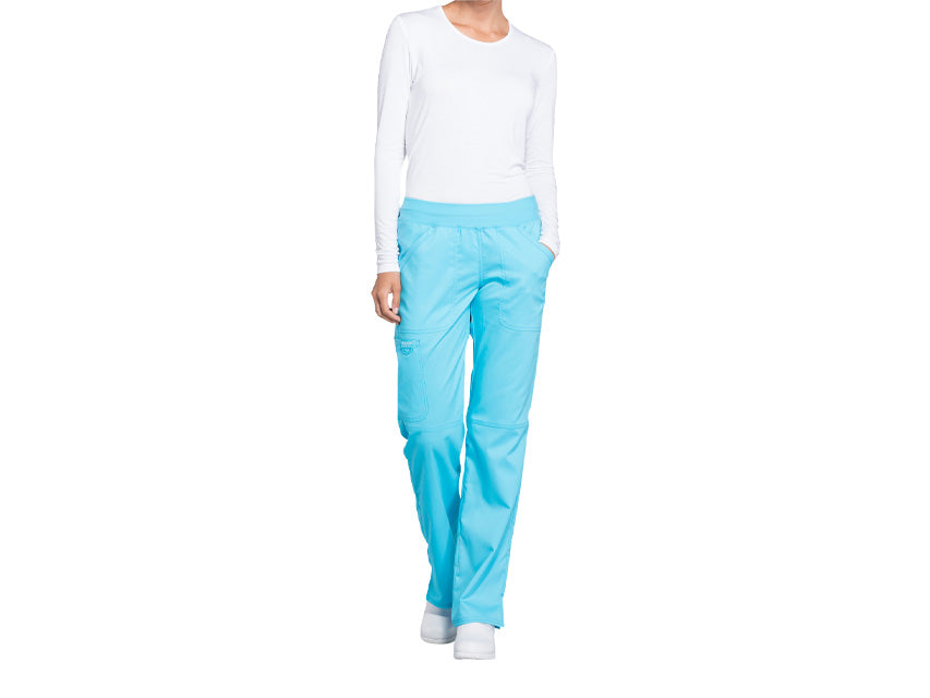 PANTALONI PULL-ON CHEROKEE REVOLUTION - donna XS - turchese
