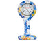 RELOJ DE ENFERMERA - redondo - estampado de hojas