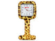 OROLOGIO PER INFERMIERI - quadrato - fantasia leopardo