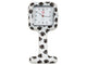 RELOJ DE ENFERMERA - cuadrado - patrón de huellas