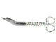 TIJERAS PARA VENDAJES DE ACERO INOXIDABLE - patrón oruga - 18 cm