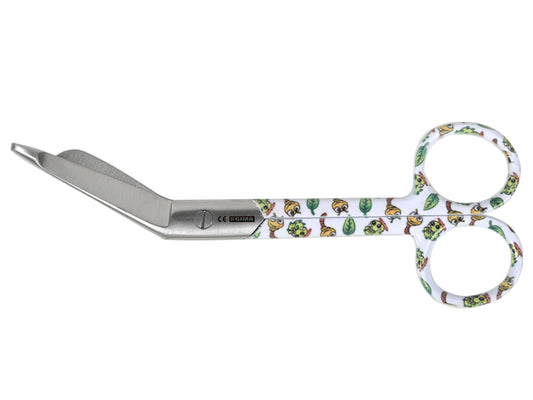 FORBICI IN ACCIAIO INOX PER BENDE - fantasia bruco - 14 cm