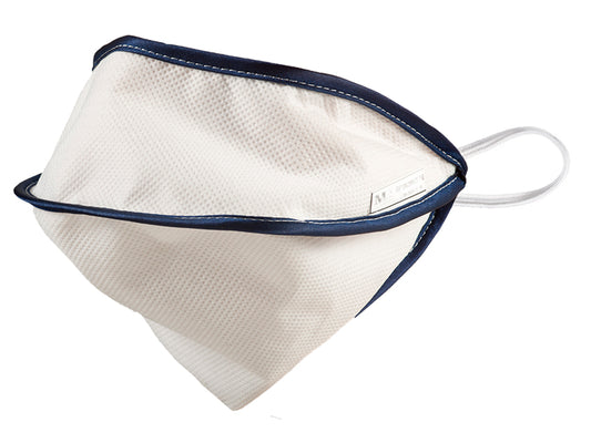 MASCARILLA REUTILIZABLE MYCROCLEAN BFE 99,8% - doble capa, blanco/azul