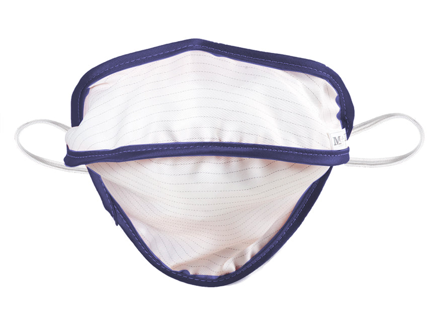 MASCHERINA RIUTILIZZABILE MYCROCLEAN BFE 99,8% - bianca/blu