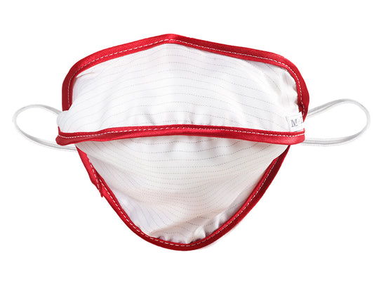 MASCARILLA REUTILIZABLE MYCROCLEAN BFE 99,8% - blanco/rojo