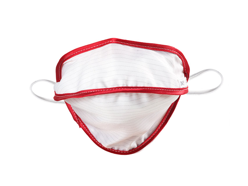 MASCARILLA REUTILIZABLE MYCROCLEAN JUNIOR/ADULT SMALL BFE 99,8% - blanco/rojo