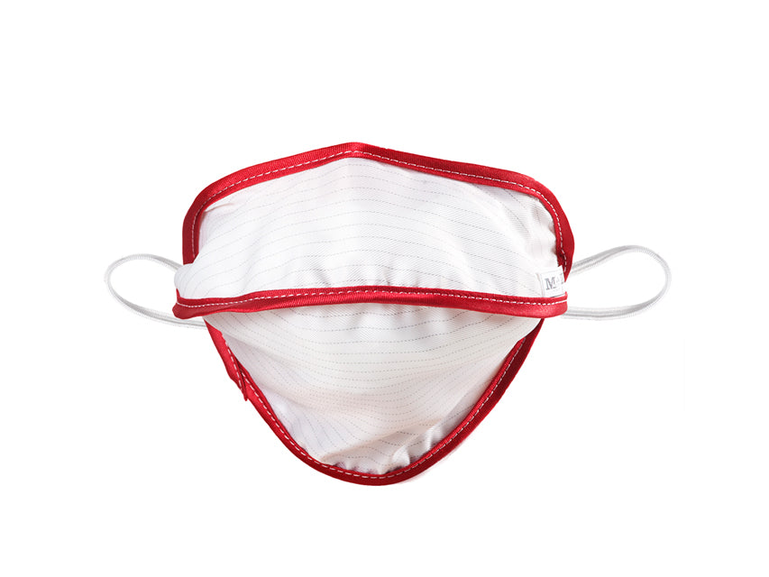 MASCARILLA REUTILIZABLE MYCROCLEAN KID BFE 99,8% - blanco/rojo