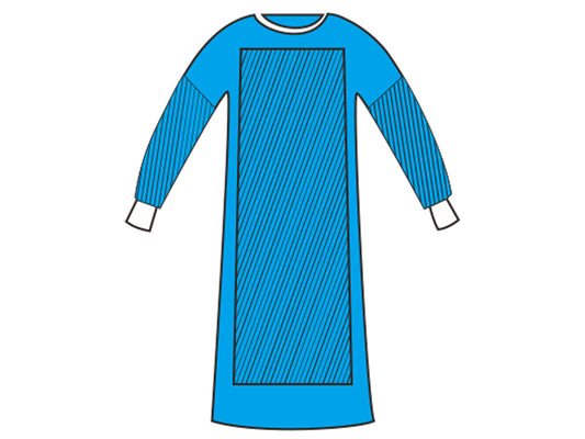 CAMICE CHIRURGICO RINFORZATO 50g/m2 140x160 cm - misura XXL - sterile