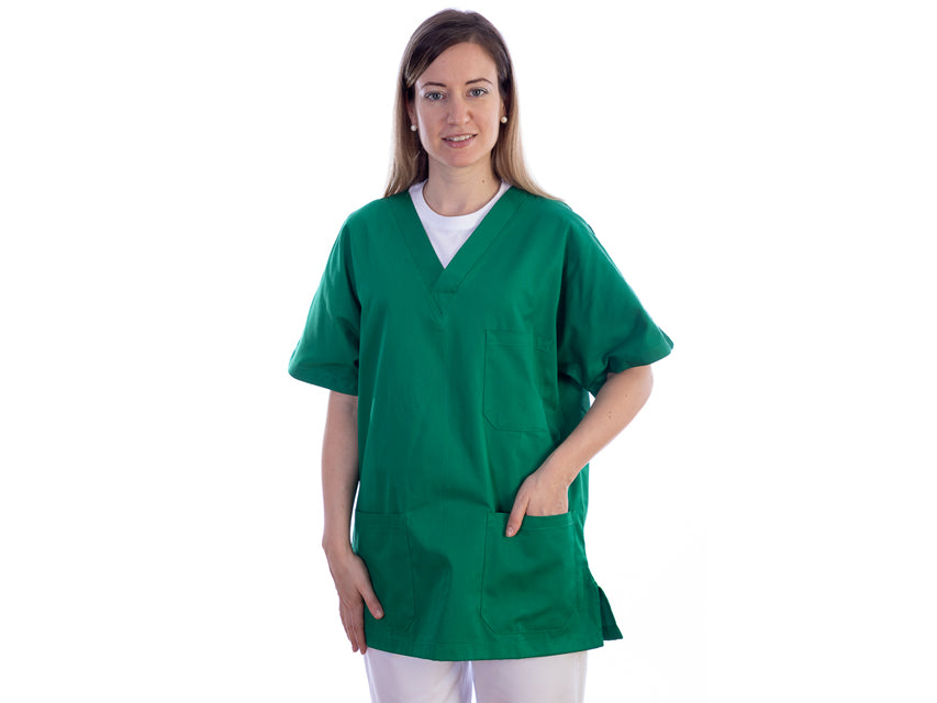 CHAQUETA - algodón/poliéster - unisex - talla L verde
