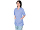 CASACCA CON BOTTONI-cotone/pol.-unisex XL azzurra