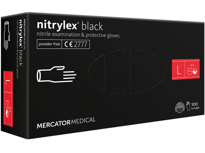 GUANTES DE NITRILO NITRYLEX NEGRO - grande
