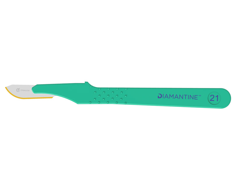 BISTURI DIAMANTINE LAMA INOX N.21 - sterile