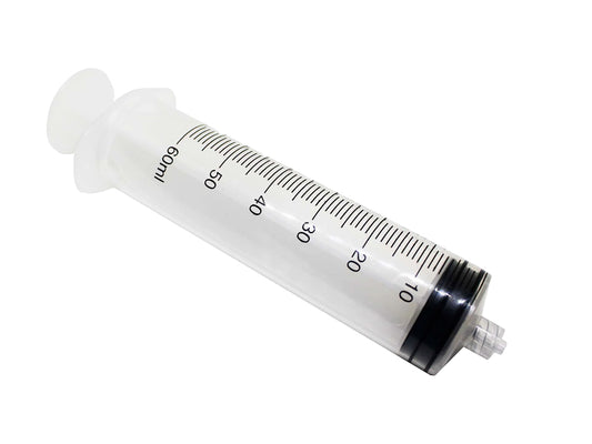 JERINGA DE 3 PIEZAS SIN AGUJA - 60 ml LLC