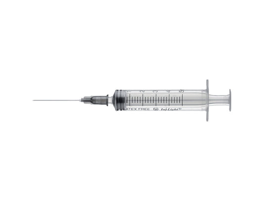 SIRINGA 3 PEZZI CON AGO 21G - 5ml Cono Luer centrale