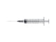 SIRINGA 3 PEZZI CON AGO 21G - 5ml Cono Luer centrale