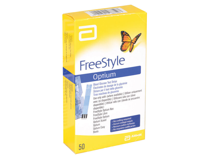STRISCE GLUCOSIO ABBOTT FREESTYLE OPTIUM