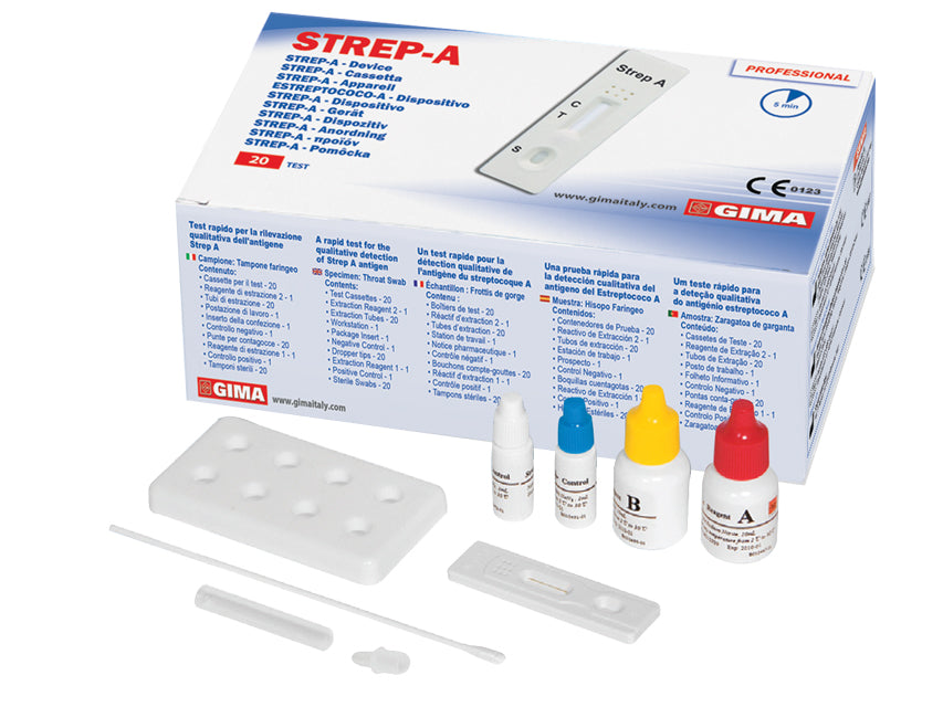 TEST STREP-A - streptococco - cassetta