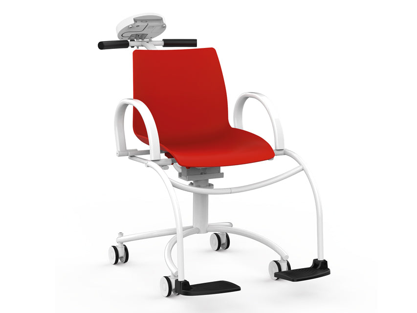 PESAPERSONE ELETTRONICA A SEDIA WUNDER DE20 250 kg - Classe III - rossa - standard