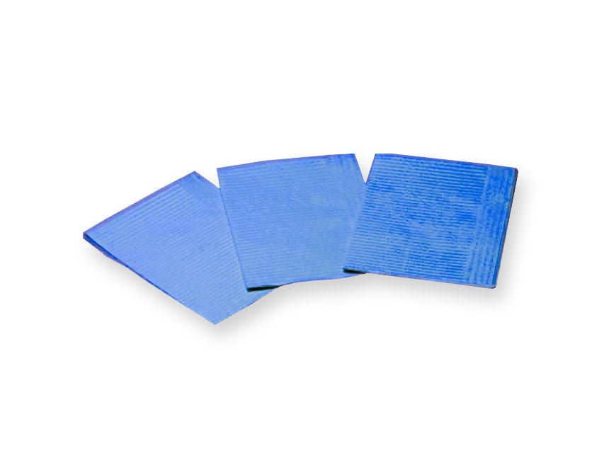 TOALLITAS DE POLITENO 33x45 cm - azul