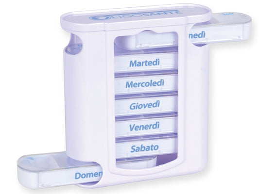 TORRE SEMANAL PILBOX x4 - Italiano/Alemán