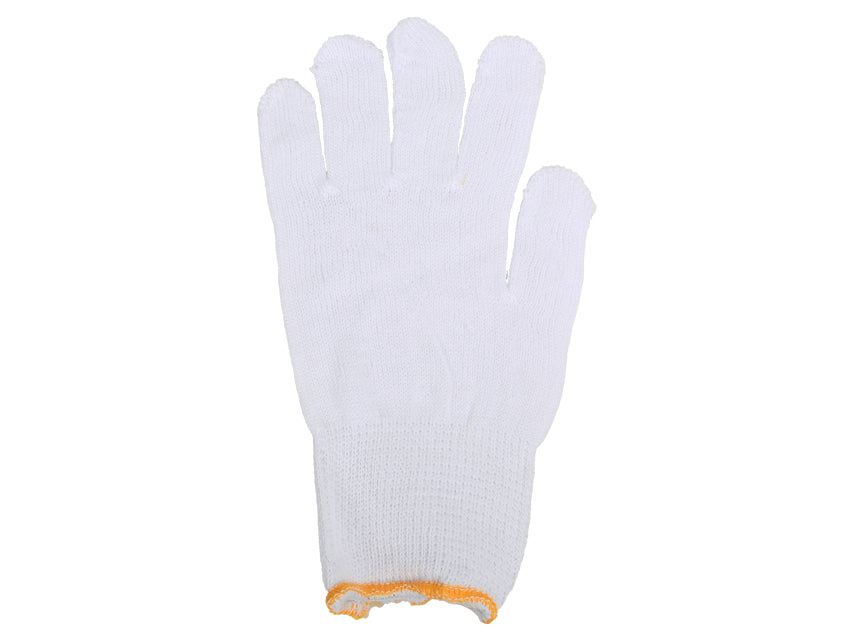 GUANTES DE ALGODÓN - talla 8.5 - blanco