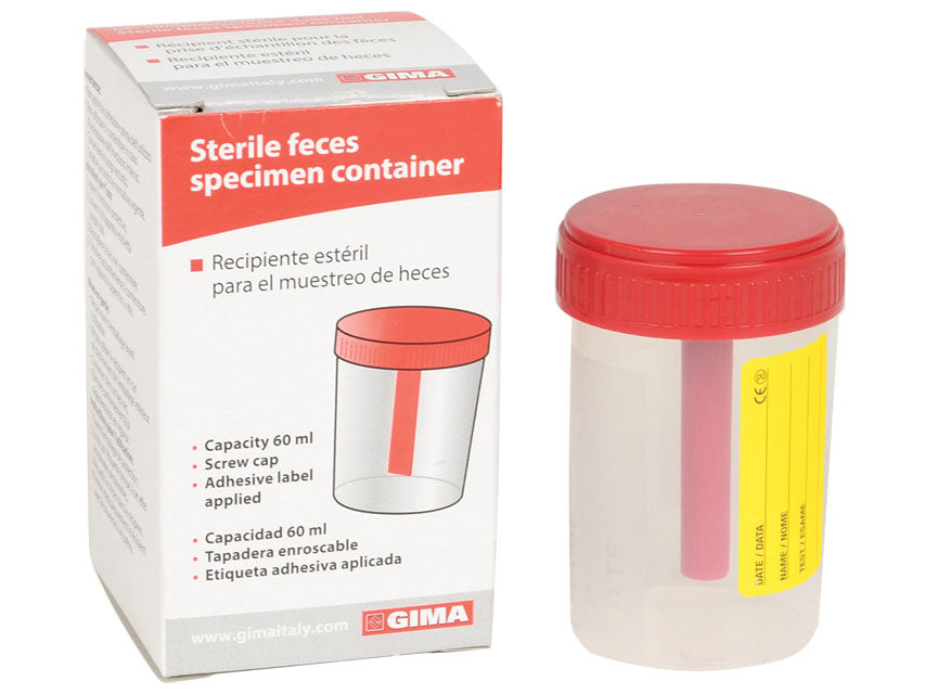 CONTENEDOR DE HECES 60 ml - caja individual
