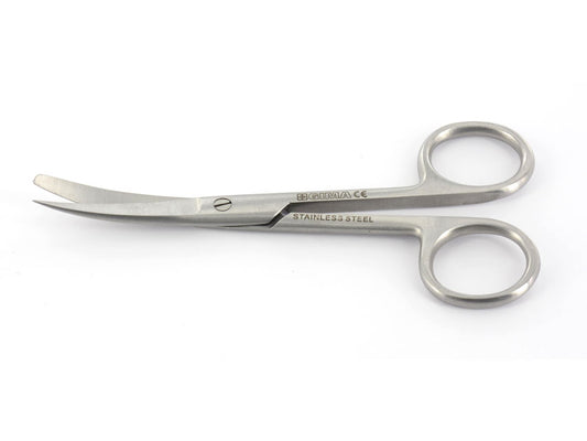 FORBICI CURVE - punte alterne - 18 cm
