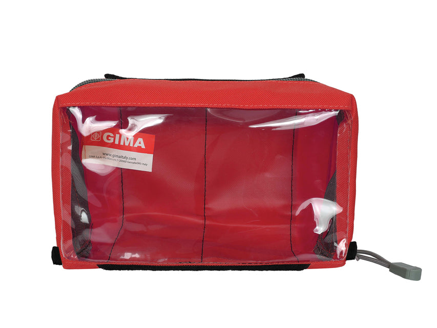 BOLSO DE MANO E1 - rectangular con ventana - rojo