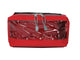 BOLSA E2 - rectangular con ventana - roja