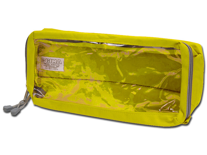BOLSO DE MANO E4 - largo rectangular - amarillo
