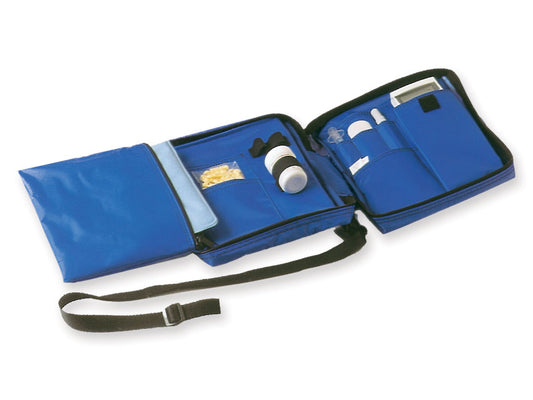 DIABETIC BAG vuoto - nylon blu