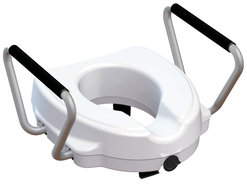 RIALZO WC con braccioli fissi - 12,5 cm