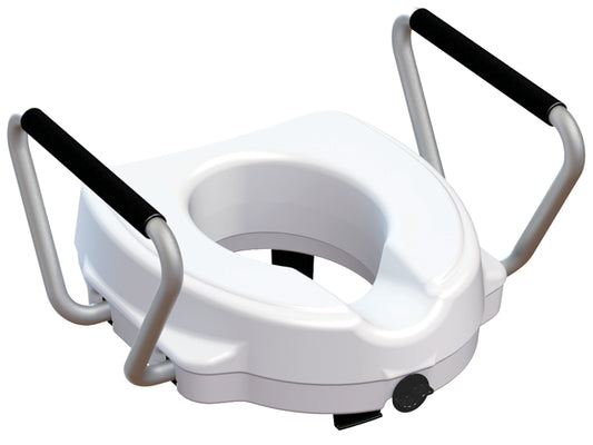 RIALZO WC con braccioli fissi - 12,5 cm