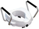 RIALZO WC con braccioli fissi - 12,5 cm