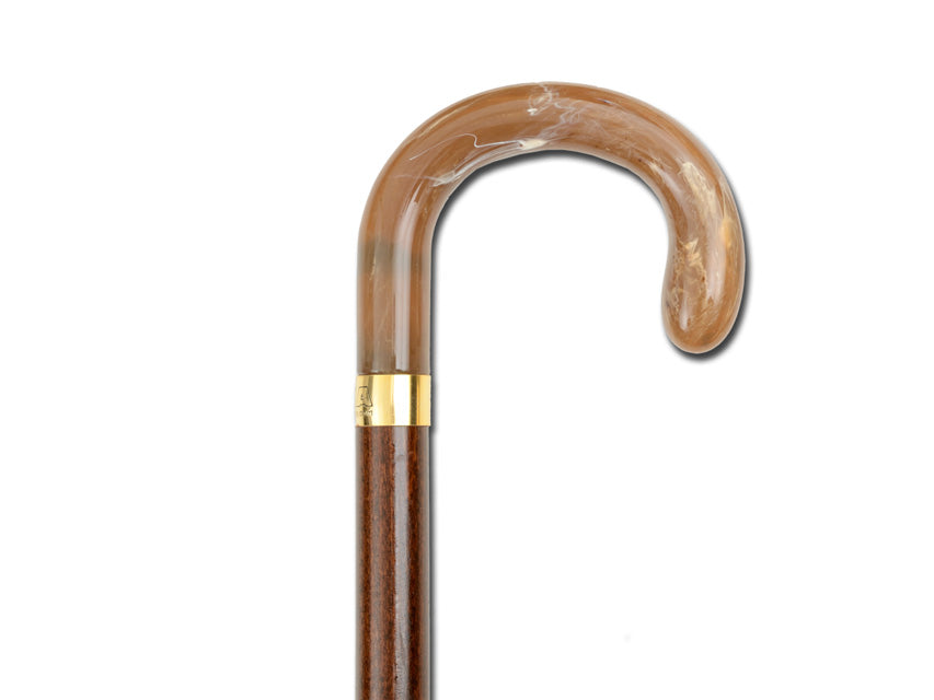PALO DE MADERA "TIZIANO" - mango curvo unisex