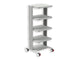 EASY TROLLEY - 4 estantes 40x36 cm + base