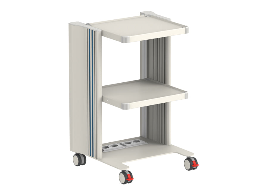 CARRELLO EASY POWER - 2 ripiani 40X36 cm + base