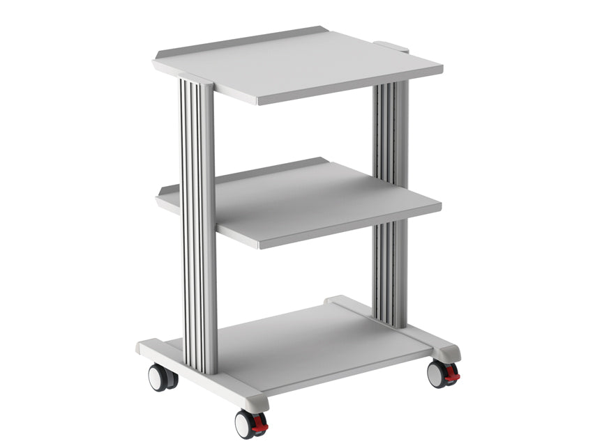 CARRELLO SMART - 2 ripiani 50x42 cm + base