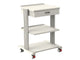 CARRELLO SMART - 2 ripiani 50x42 cm + base + cassetto