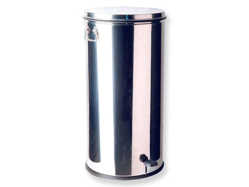BASURA 70 l con pedal - acero inoxidable