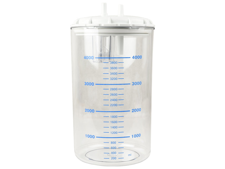 VASO 4 LITRI con coperchio - autoclavabile a 121°C