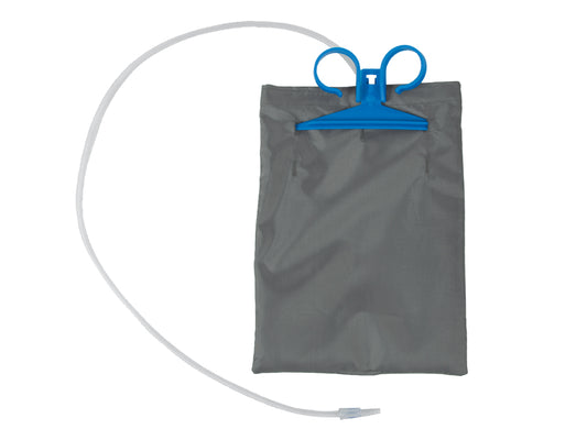SOPORTE PARA BOLSAS DE ORINA CON TAPA