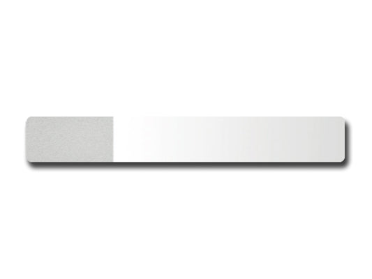 VETRINI 26x76x1,2 mm - molati-sabbiati su 2 lati