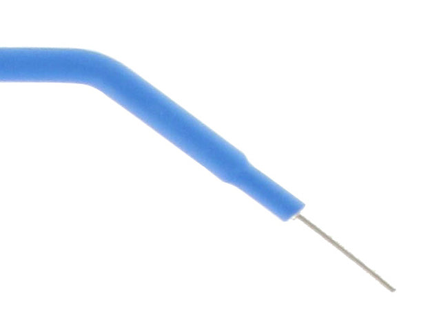 ELECTRODO DE HILO 1 mm - ANGULADO 45° - 10 cm