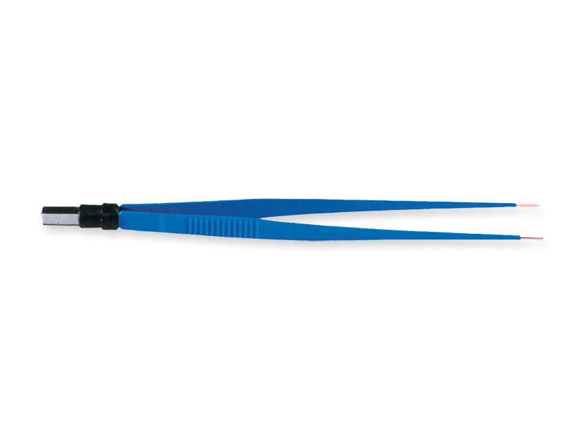 PINZA BIPOLAR RECTA 18 cm - puntas 1 mm